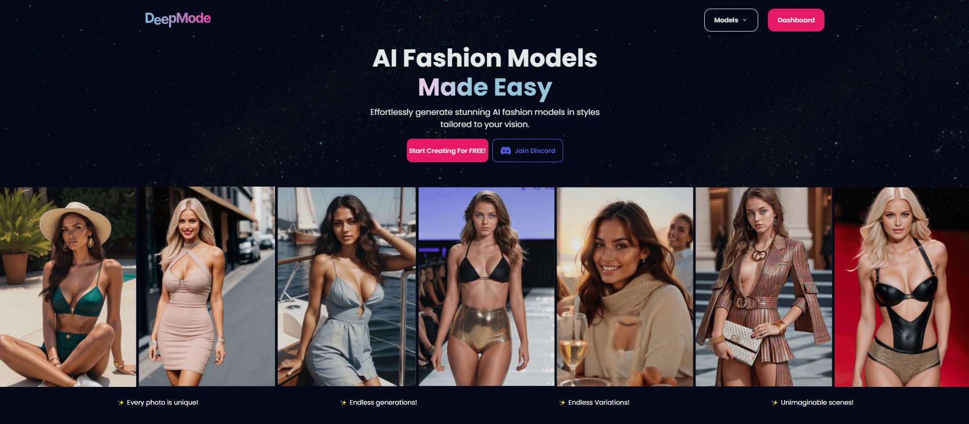 AI Fashion Models 